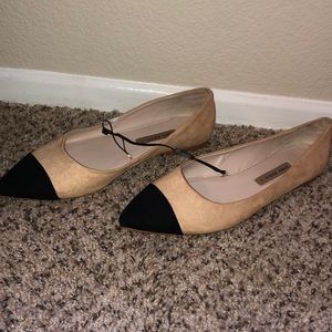 Zara Cap Toe Flats